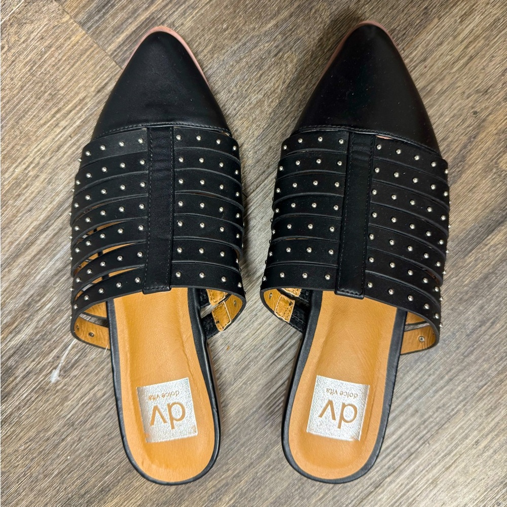 Dolce Vita studded slide mule